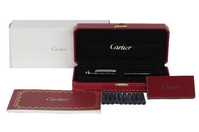 Cartier カルティエ 万年筆 ディアボロ ドゥカルティエ 18K カートリッジ コンバーター