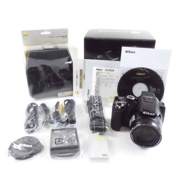 Nikon ニコン COOLPIX P100 デジタルカメラ、ソフトケース 2点