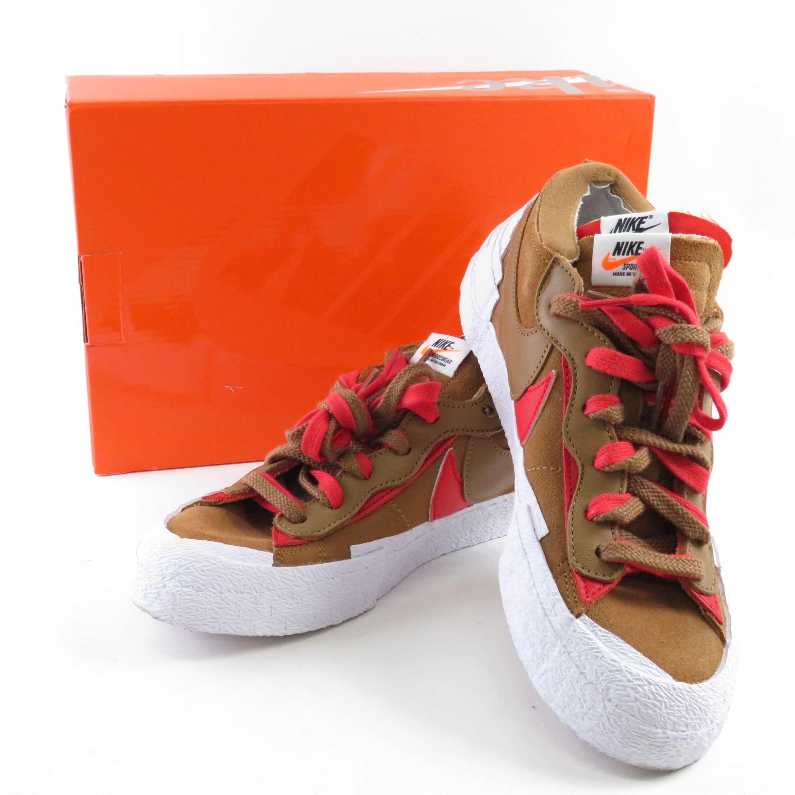 SACAI × NIKE BLAZER LOW "BRITISH TAN"