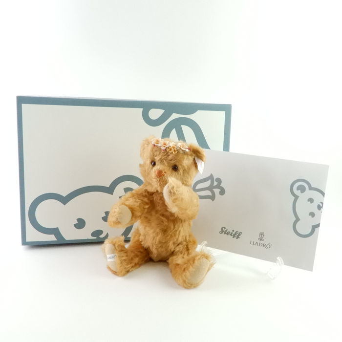 LLADRO×Steiff(リヤドロ×シュタイフ)オータムテディベア 夕焼けを 