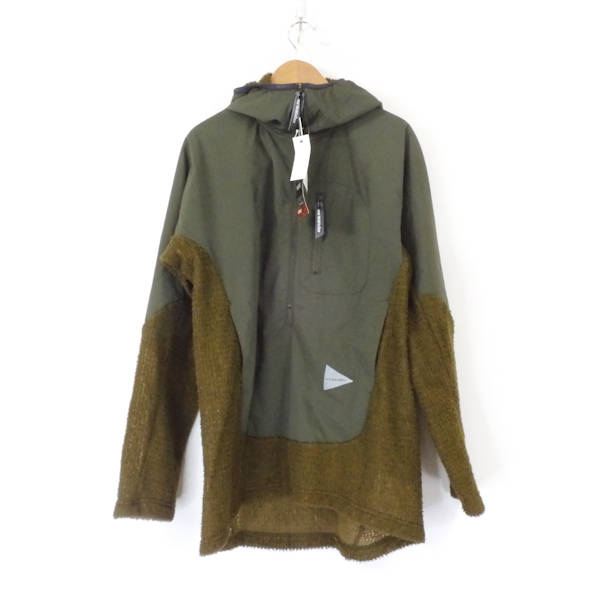 and wander アンドワンダー alpha direct hoodie アルファダイレクト 