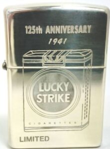 火花確認済み】zippo ライター 堅 LIMITED LUCKY STRIKE