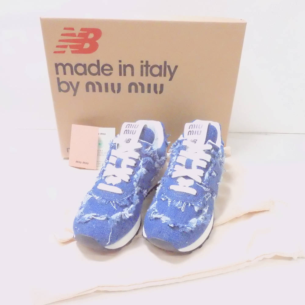newbalance ニューバランス 574 × Miu Miu コラボ スニーカー 36 
