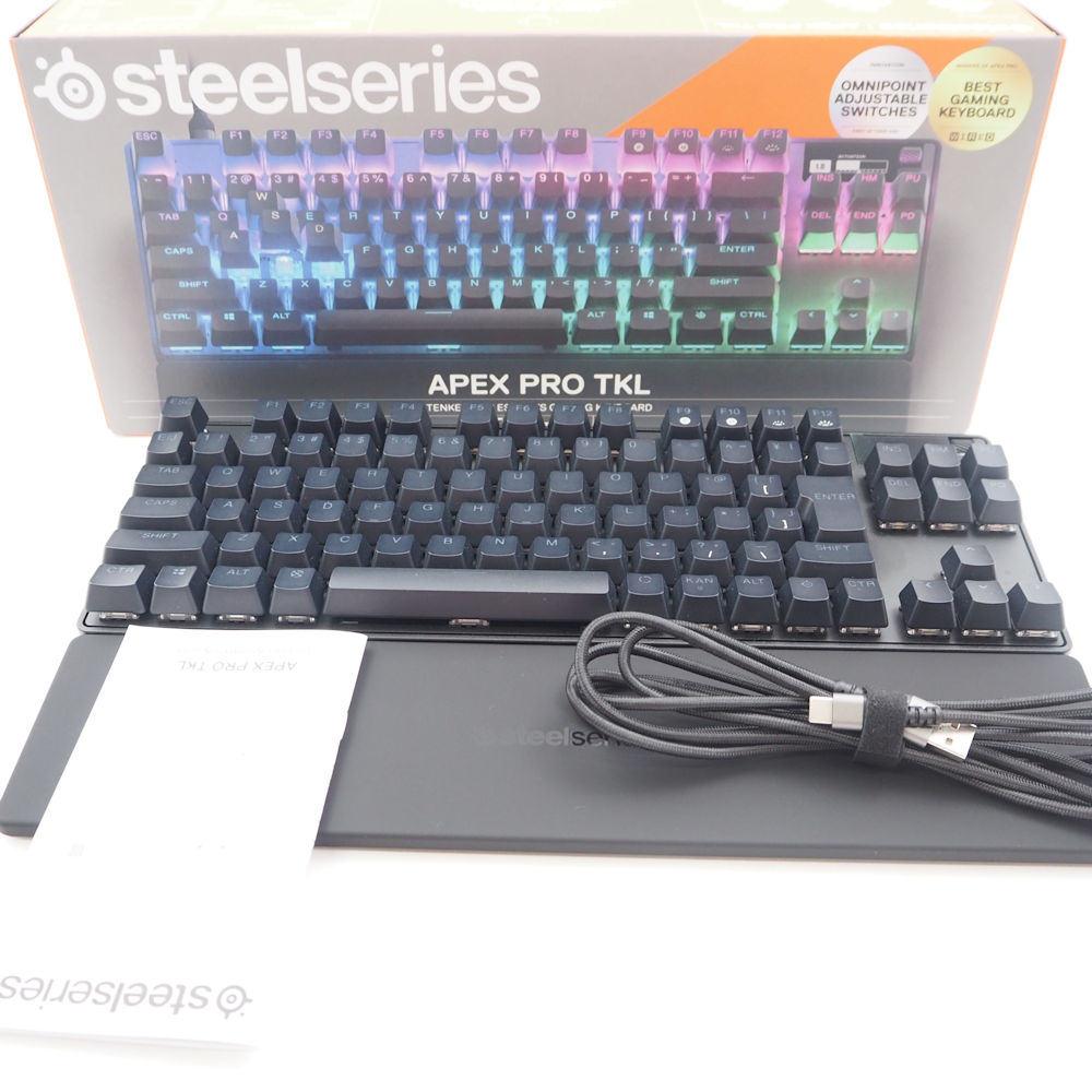 steelseries スティールシリーズ APEX PRO TKL KB18 ゲーミング キーボード 赤軸 テンキーレス