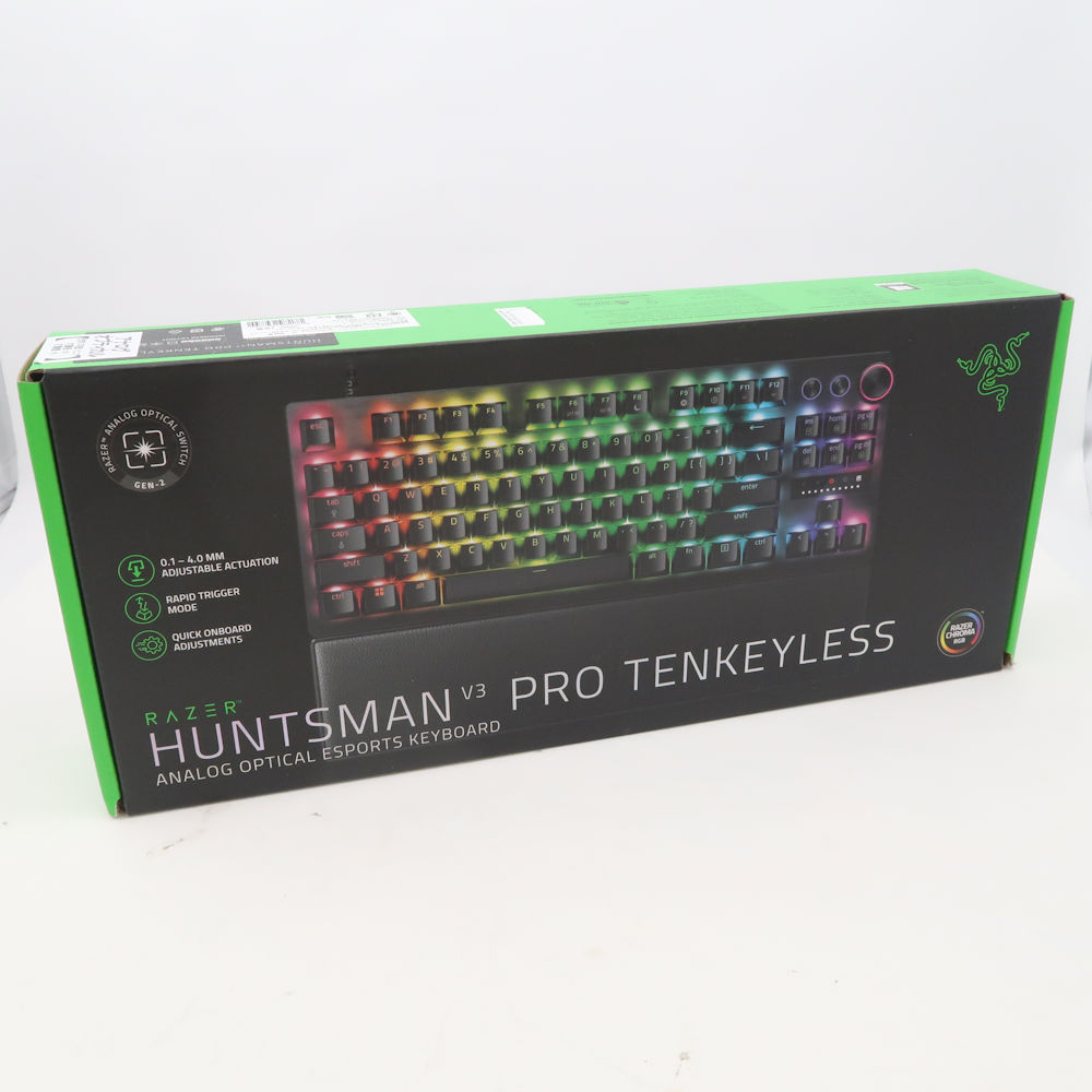 RAZER レイザー Huntsman V3 Pro Tenkeyless JP (RZ03-04981300-R3J1) 有線 ゲーミングキーボード ラピッドトリガー FPS