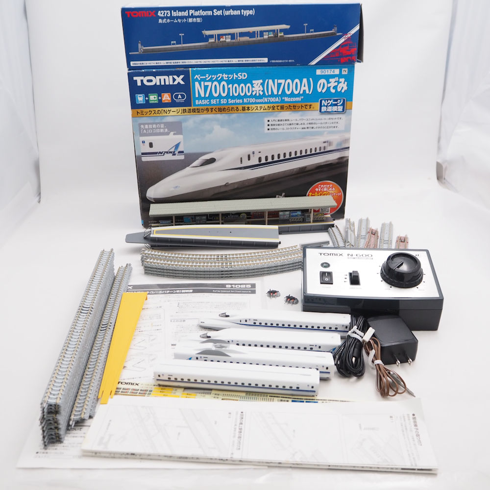 トミックス 90174 ベーシックセットSD N700 1000系 N700A のぞみ 4273 島式ホームセット 都市型 ホビー 鉄道模型
